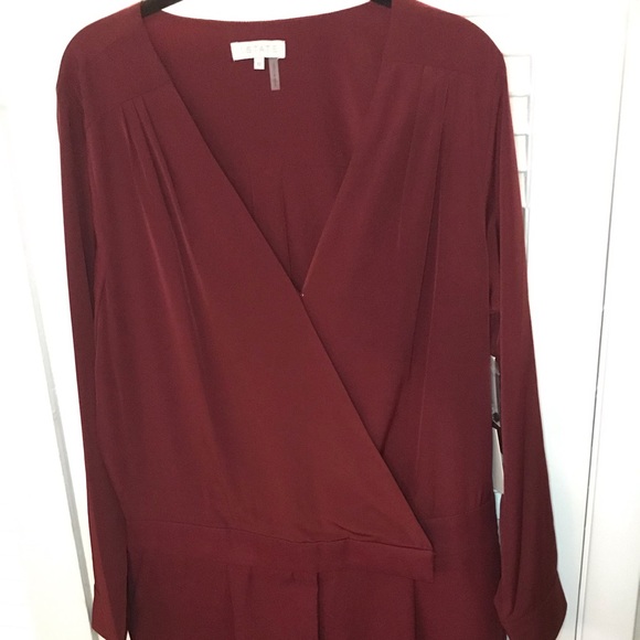 1. State Pants - NWT💎1. State Red Wine Romper w/ Long Sleeve SZ 12